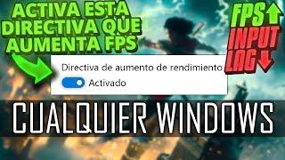 ¡ACTIVA está DIRECTIVA OCULTA AUMENTA los FPS! (CUALQUIER WINDOWS) en Windows 7/10/11