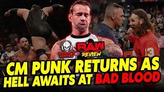 WWE Raw 9/16/24 Review | CM Punk RETURNS To Address His Hell In A Cell Match At Bad Blood!