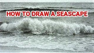 Should You Use Fixative on Graphite Drawings ? How to Draw Seascapes - Waves - Water