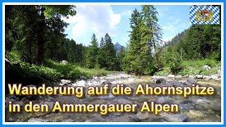 Wanderung auf die Ahornspitze in den Ammergauer Alpen 2018