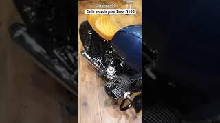 Bmw Scrambler, selle en cuir