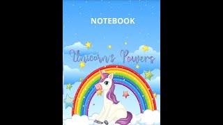 Composition Notebook : Wide Ruled Paper Notebook Journal - Lined Notebook | Cute Unicorn