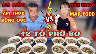 Giao Lưu Kênh Mập Food Và Ẩm Thực Đồng Quê Ăn 12 Tô Phở Bò Vừa Nóng Vừa Nhiều Và Cái Kết