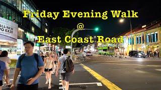 Friday Evening Dinner & Walk Tour at East Coast Road #singapore #eveningwalk #food #nightscene