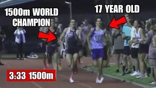17 YEAR OLD BEATS 1500M WORLD CHAMPION JAKE WIGHTMAN