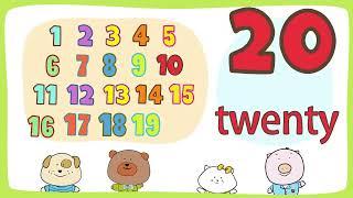 Number song 1 20 for children   Counting numbers   The Singing Walrus