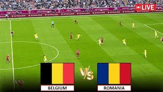 LIVE : BELGIUM vs ROMANIA I I Efootball Pes 2021 GAMEPLAY