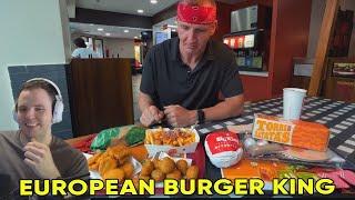 Burger King and Mcdonalds In Europe | Bulldog Reacts to Best Ever Food Review Show