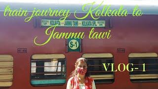 onboard LHB JAMMU TAWI EXPRESS।। From Kolkata To Jammu Tawi sleeper class journey.।। vlog-1