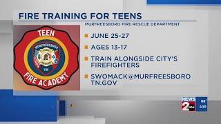 Fire training for teens in Murfreesboro