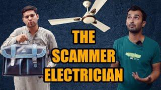 The Scammer Electrician | DablewTee | Comedy Skit | WT