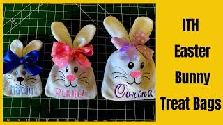 How to make In the hoop Easter treat bag. Embroidery tutorial.