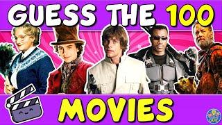 Guess "THE 100 MOVIES" QUIZ!  | CHALLENGE/ TRIVIA