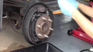 How to Clean and Adjust Drum brakes in Six minutes!  DIY