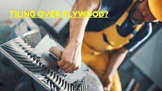 Tiling Over Plywood.￼ #realestate #handyman #diy