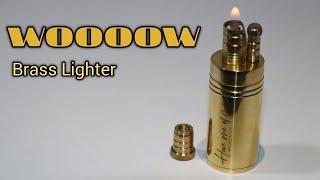 Making a handmade brass Lighter