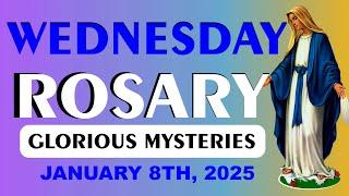 Rosary Today Wednesday 1/8/2025  Glorious Mysteries of the Rosary —Holy Rosary Today Virtual