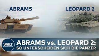 KAMPFPANZER-VERGLEICH: Abrams vs. Leopard-2 - So unterscheiden sich die beiden Modelle