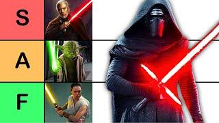 The Ultimate Lightsaber Tier List