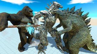 Monster War | King Kong vs Godzilla | Animal Revolt Battle Simulator - ARBS