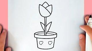 HOW TO DRAW A TULIP