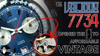 VALJOUX 7734 | Legendary movement in vintage Breitling & Heuer, also affordable watches like ARVOR!