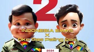 INDONESIA EMAS x OKE GASS. PRABOWO GIBRAN GOYANG GEMOY (REMIX 2024) - VinlyAdrian