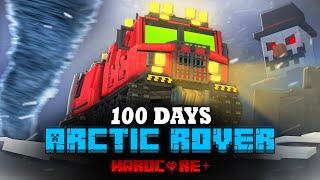 100 DAYS ON A ROVER IN A SNOWSTORM IN MINECRAFT