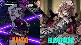 GBVSR High Level Gameplay Koyao Narmaya VS Buchinuki Soriz Grand Master Battle