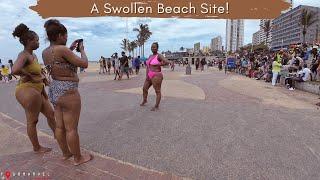  South Africa | Durban: A Crowded South Beach! #tourmarvel #durbanbeach #travel
