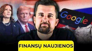 Finansų naujienos - NEĮTIKĖTINA bauda Google | Lietuvos BVP augimas | Įtampa JAV rinkimuose ir kita