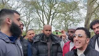 Shia Came Back To Challenge Shamsi Gets melted! Shamsi And Shia Speakers Corner Sam Dawah