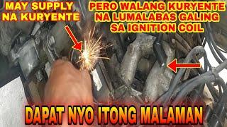 walang kuryinte na lumalabas galing sa ignition coil | ANONG dahilan |Suzuki multicab