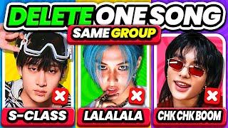 DELETE ONE KPOP SONG: SAME GROUP EDITION - KPOP GAME 2024