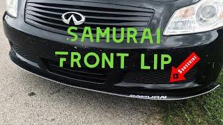 CHEAPEST FRONT LIP INSTALL (Samurai Lip Bumper)