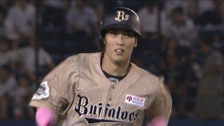 【プロ野球パ】駿太が今季初アーチ、均衡破る価値ある一発 2015/08/04 M-Bs