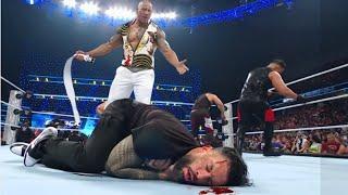 WWE Oct 18 2024 _ Roman Reigns Got Brutally Attacks By The Rock and Bloodline  so Bad