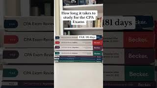 How long it takes to study for the CPA Exams