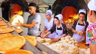 Most popular bread centres of Uzbekistan l Best videos of the channel "GREAT FOOD"