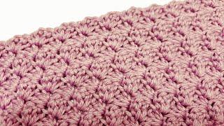 Crochet Easy Stitch For Blankets, Scarfs, and More - Crochet Blanket Stitch