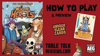 Misfit Heroes How to Play & Preview | Table Talk Reviews