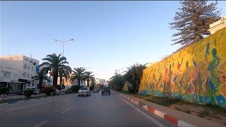 Lac 2 To La Marsa Via RN9, Tunisia  4k