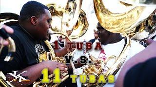 11 Tubas Completely Surround 1 Tuba - Whitehaven Vs Craigmont High School - 2021 |MUST SEE|