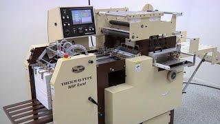 Hot Foil Stamping Equipment - NSF Excel Demonstration - THERM-O-TYPE Corp.