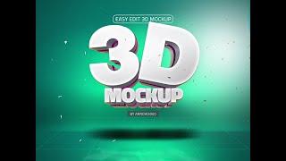 Photoshop - Edit 3D Text Effect  Smart Object