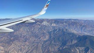 Frontier Airlines A320-NEO landing + gate arrival in Ontario ( ONT ) *MOUNTAIN VIEWS*