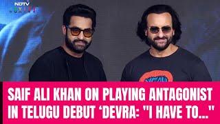 Saif Ali Khan On Playing Antagonist in Telugu Debut ‘Devra: "I Have to Thank Vishal Bhardwaj Ji"