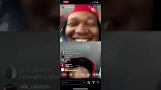 Ksoo Speaks to Cojack Julio Foolio Friend On Instagram live 