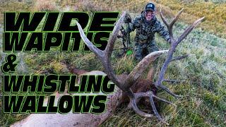 Bowhunting a Rocky Mountain Monster Bull at a Whistling Wallow