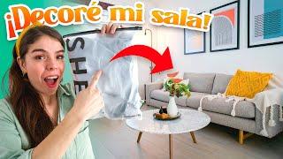 ️ DECORÉ MI SALA USANDO ARTICULOS DE SHEIN! ️ | Recién Cocinados